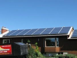 Solar energy home system by Eco Alternative Energy Sharbot Lake