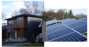 Live Green Toronto Award Winner- roof top solar energy system