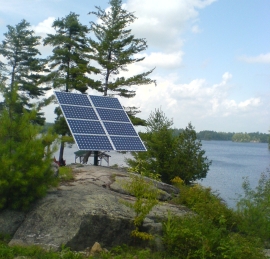 Solar panel array - 8 x 175w - Eco Alternative Energy, Sharbot Lake